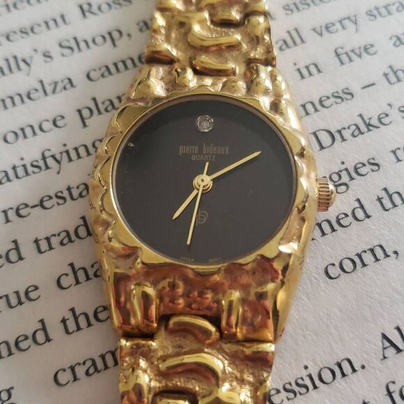 Vintage Pierre Bideaux Golden Watch - Picture 2 of 10
